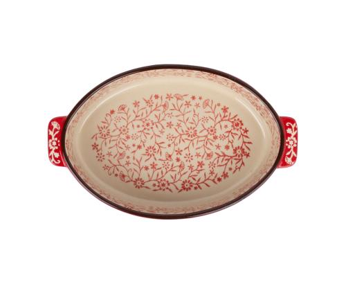 Uunivuoka STAR BAKE 23,5x14cm, punainen keramiikka