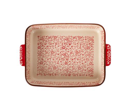 Uuniastia STAR BAKE 31x21cm, punainen keramiikka