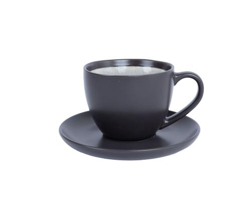 Kuppi/maljakko RITA 300ml, musta/harmaa