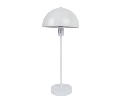 Pöytävalaisin PORTOBELLO H49cm, valkoinen metalli