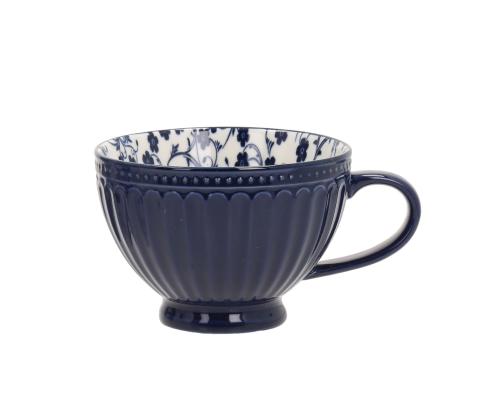 Muki SEREN H7,7cm 355ml, sininen/kukkainen