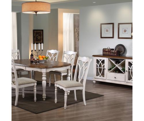 Ruokapöydän setti LILY ja 6 tuolia