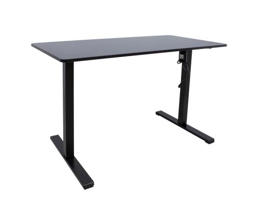 Työpöytä ERGO OPTIMAL 1 moottorilla 120x60cm, musta