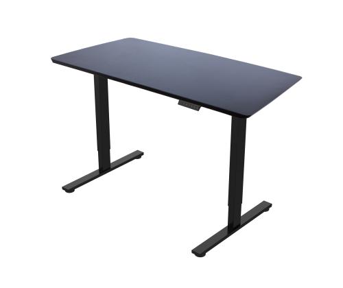 ERGO FIT työpöytä 1 moottorilla 120x68xH71,5-116cm, musta