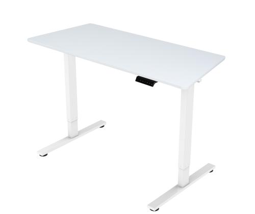 ERGO FIT työpöytä 1 moottorilla 120x68xH71,5-116cm, valkoinen