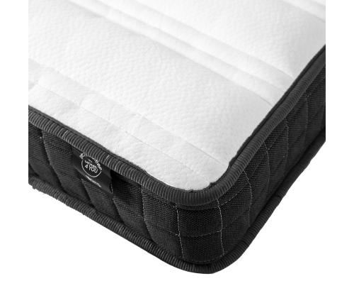 Sänky LARA 90x200cm, jossa kaksi patjaa HARMONY UNO, lila-vaaleanpunainen