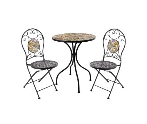 Parvekesetti MOROCCO pöytä ja 2 tuolia