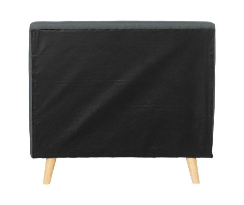 Sänky JUNO 90x200cm, patjalla KUKA DUO KID, harmaa