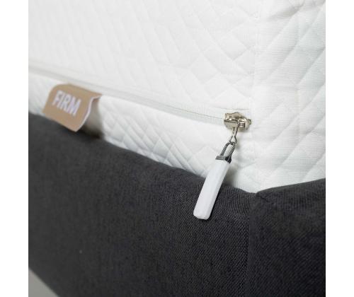 Sänky JUNO 90x200cm, patjalla KUKA DUO KID, harmaa