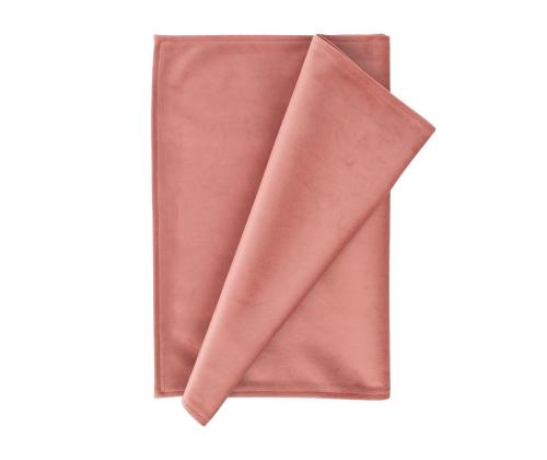 Ruudullinen VELVET 2, 43x116cm, vanaroosi, 100% polyesteri, kangas-387