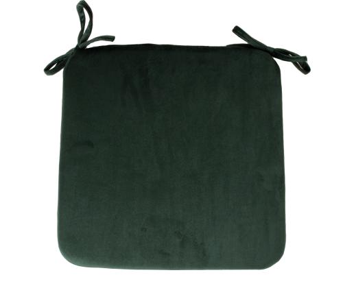 Tuoliverhoilu VELVET 39x39x2,5cm, tummanvihreä
