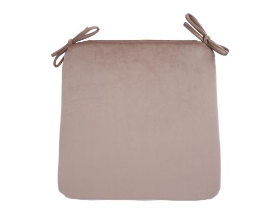 Tuolinpäällinen VELVET 2, 39x39cm, beige, kangas-386