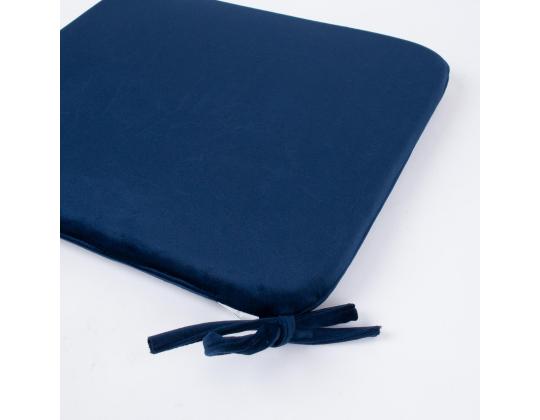 Tuolinpäällinen VELVET 2, 39x39cm, sininen, kangas-389