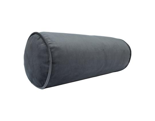 Rullatyyny VELVET D18x50cm, harmaa, 100% polyesteri