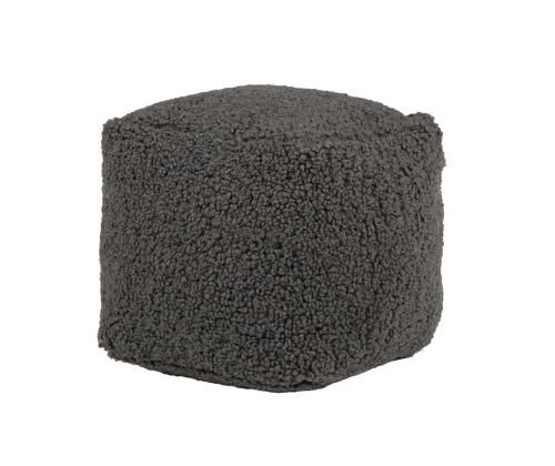 Tyyny LARRY kuutio, 25x25x25cm, harmaa, 100% polyesteri, kangas 463