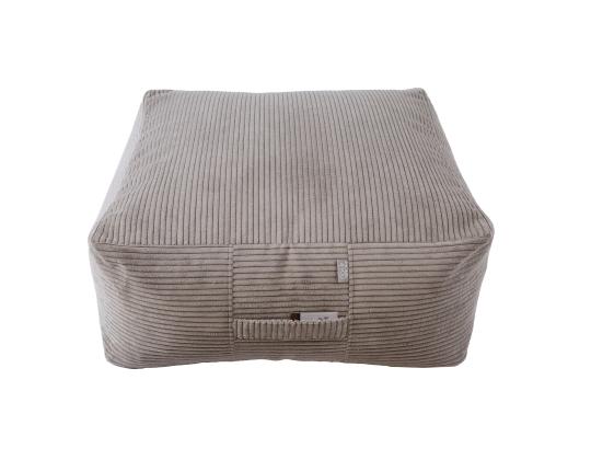 Tumba HYPER, 80x80cm, k30cm, harmaa, 100% polyesteri, kangas 393
