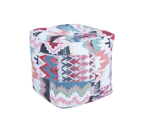 TUMPPI MAROCCO 55x55xH45cm, marokkokuvio, 50% puuvillaa, 50% polyesteriä, kangas 455