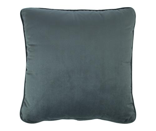 Tyyny VELVET 45x45cm, harmaa, 100% polyesteri, kangas 316