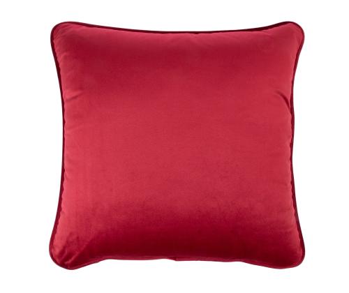 Tyyny VELVET 45x45cm, viininpunainen, 100% polyesteri, kangas 318