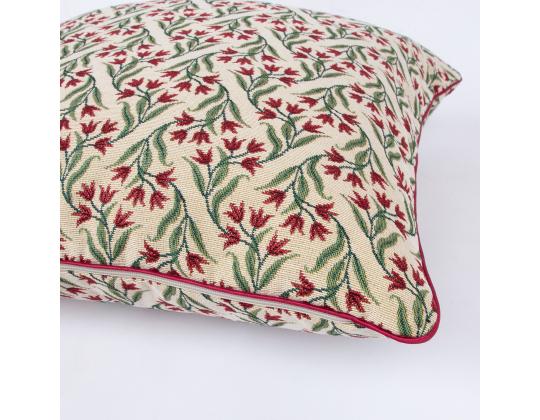Tyyny HOLLY 45x45cm rullareuna, kansanmusiikkivalo, kangas 399