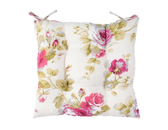 Tuolityyny LONETA 40x40cm, ruusut, 50% puuvilla, 50% polyesteri, kangas 422