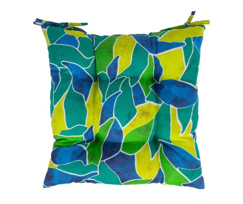 Tyyny LONETA 40x40cm, vihreät lehdet, 50% puuvillaa, 50% polyesteriä, kangas 481