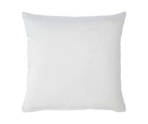 Tyyny VELVET 2, 45x45cm, luonnonvalkoinen, 100% polyesteri, kangas-284