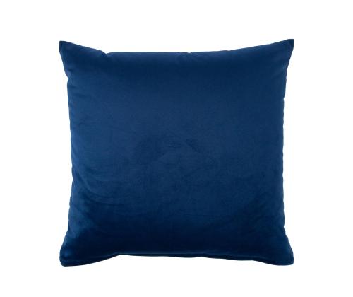 Tyyny VELVET 2, 45x45cm, sininen, 100% polyesteri, kangas-389