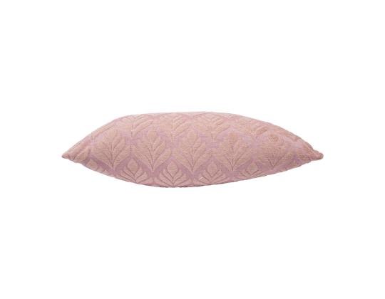 Tyyny TEDDY 45x45cm, vetoketju, vaaleanpunainen kukkakuvio, 100% polyesteri, kangas 418
