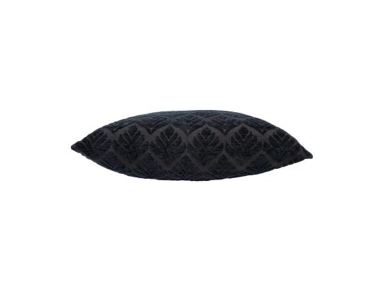Tyyny TEDDY 45x45cm, vetoketju, musta kukkakuvio, 100% polyesteri, kangas 419