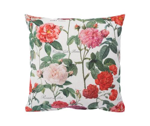 Tyyny HOLLY 45x45cm, lukolla, ruusutarha, 100% puuvillaa, kangas 440