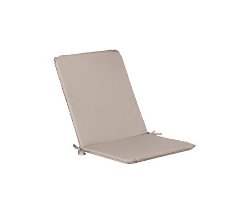 Tuolipäällinen selkänojalla OHIO vedenpitävä, 43x90x2,5cm beige, 100% polyesteri