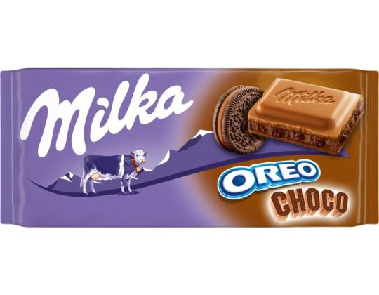 MILKA Maitosuklaa Oreo Choco -keksillä 100g