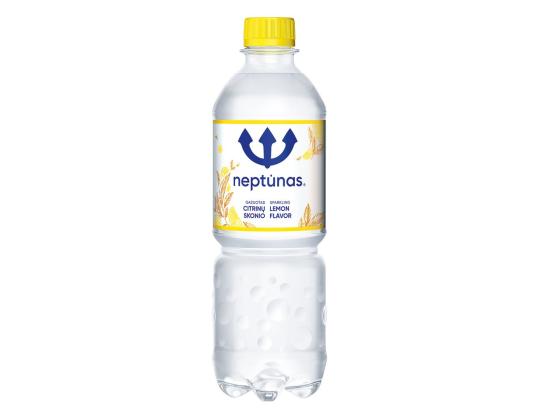 Kivennäisvesi NEPTUNAS Sitruuna 0,5l (hiilihappo, lemmikki)