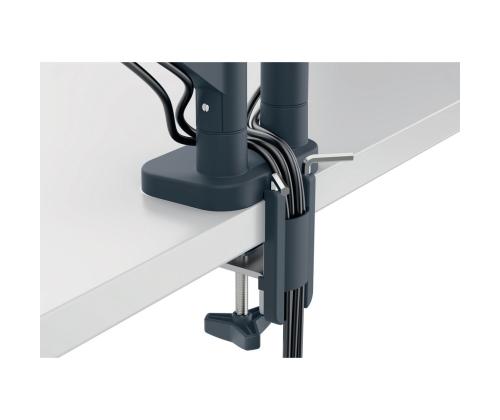 Näytön pöytäteline LEITZ Ergo SpaceSaving Dual