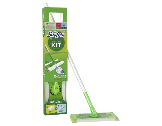 Mopin aloitussarja SWIFFER Sweeper + 11 lattialiinaa