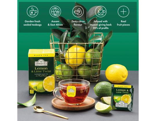 Tee Amhad Lemon & Lime twist 20 pussia/pkt