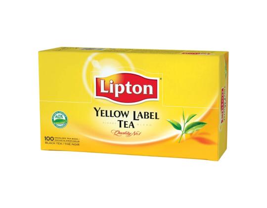 Tee Lipton Yellow Label 100kpl/pkt