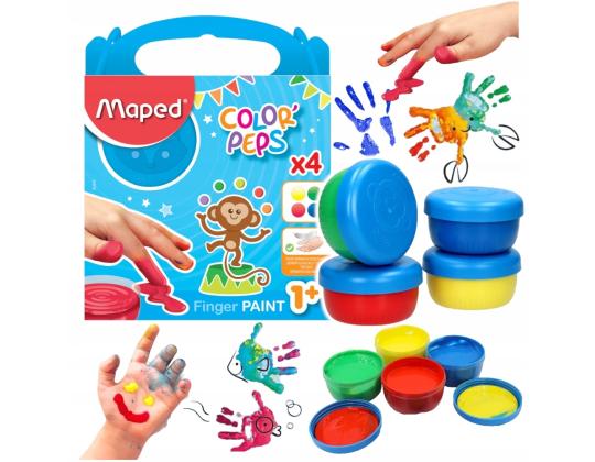Sormimaalit Maped ColorPeps 4 väriä