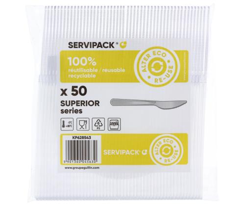 Veitset 50 kpl (läpinäkyvät, uudelleenkäytettävät)