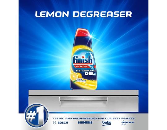 Astianpesukonegeeli FINISH All-in-One, Max Lemon 900ml