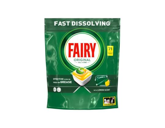 Astianpesukonekapselit FAIRY Ai1 Lemon 71 kpl