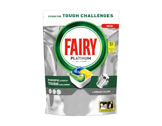 Astianpesukonetabletit FAIRY Ai1 Platinum Lemon 40 kpl