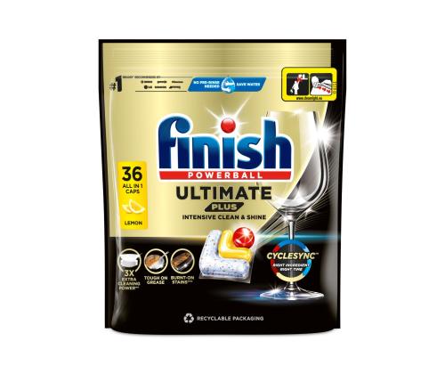 Astianpesukonetabletit FINISH Ultimate Plus Lemon 36 kpl
