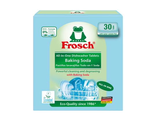 Astianpesukonetabletit FROSCH All-in-One, 30 kpl