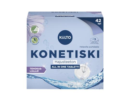 Astianpesukonetabletit  KIILTO All in One 42 kpl