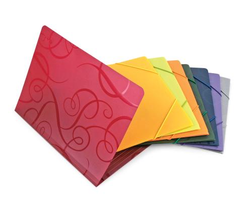 Kulmakuminauhakansio muovi A4 sininen