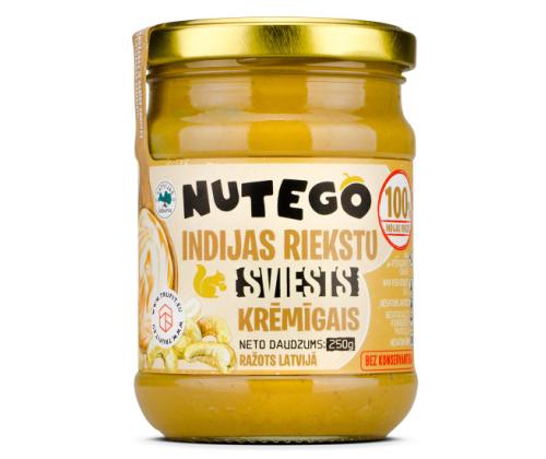 NUTEGO Cashew- ja hasselpähkinävoi 250g