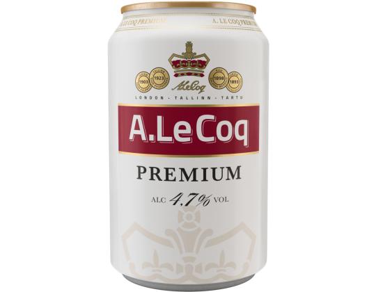 Olut A. LE COQ Premium light 4,7% 50cl (pullo)