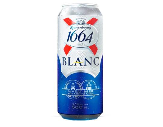 Olut KRONENBOURG Blanc 5,0% 33cl pullo